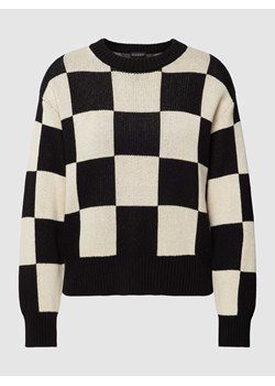 Sweter z dzianiny ze wzorem na całej powierzchni ‘Cabba’ ze sklepu Peek&Cloppenburg  w kategorii Swetry damskie - zdjęcie 168175690