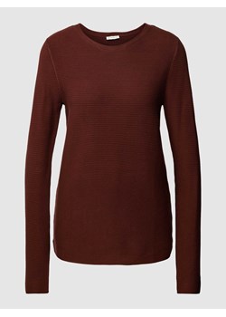 Sweter z dzianiny o prążkowanej fakturze ze sklepu Peek&Cloppenburg  w kategorii Swetry damskie - zdjęcie 168176064
