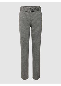 Spodnie materiałowe w cienkie prążki ze sklepu Peek&Cloppenburg  w kategorii Spodnie damskie - zdjęcie 168176321