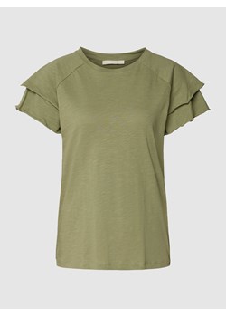 T-shirt z falistym dołem ze sklepu Peek&Cloppenburg  w kategorii Bluzki damskie - zdjęcie 168177063