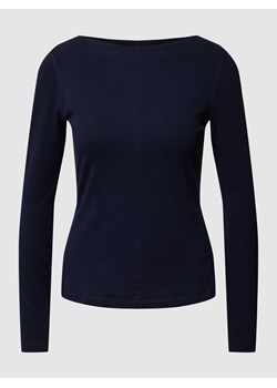 Bluzka z długim rękawem w jednolitym kolorze ze sklepu Peek&Cloppenburg  w kategorii Bluzki damskie - zdjęcie 168177084
