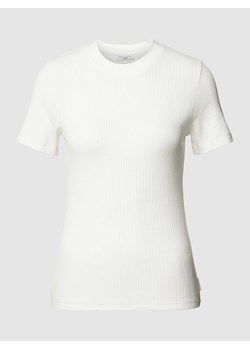 T-shirt z prążkowaniem ze sklepu Peek&Cloppenburg  w kategorii Bluzki damskie - zdjęcie 168177421