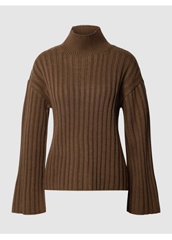 Sweter z dzianiny z rozszerzanymi rękawami model ‘Pory’ ze sklepu Peek&Cloppenburg  w kategorii Swetry damskie - zdjęcie 168177542