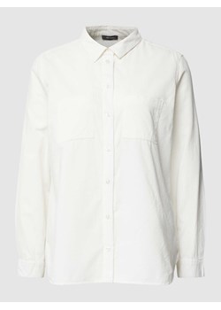 Bluzka koszulowa z imitacji sztruksu z kieszeniami na piersi ze sklepu Peek&Cloppenburg  w kategorii Bluzki damskie - zdjęcie 168177811