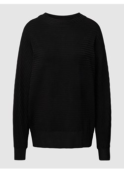 Sweter z dzianiny z fakturowanym wzorem model ‘Struk Over’ ze sklepu Peek&Cloppenburg  w kategorii Swetry damskie - zdjęcie 168177921