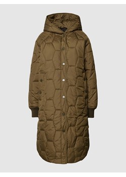 Płaszcz pikowany z kapturem ze sklepu Peek&Cloppenburg  w kategorii Płaszcze damskie - zdjęcie 168177924