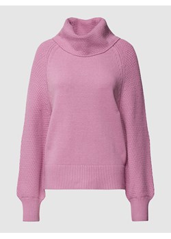 Sweter z dzianiny z bufiastymi rękawami ze sklepu Peek&Cloppenburg  w kategorii Swetry damskie - zdjęcie 168178153