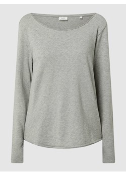 Bluzka z długim rękawem z bawełny ekologicznej ze sklepu Peek&Cloppenburg  w kategorii Bluzki damskie - zdjęcie 168178241