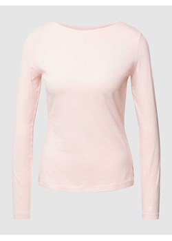 Bluzka z długim rękawem w jednolitym kolorze ze sklepu Peek&Cloppenburg  w kategorii Bluzki damskie - zdjęcie 168178421
