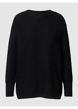 Sweter z dzianiny z drobnym prążkowaniem ze sklepu Peek&Cloppenburg  w kategorii Swetry damskie - zdjęcie 168178470