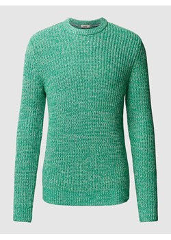 Sweter z dzianiny z fakturowanym wzorem ze sklepu Peek&Cloppenburg  w kategorii Swetry męskie - zdjęcie 168179511