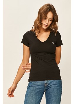 Calvin Klein Jeans - T-shirt J20J213716 ze sklepu ANSWEAR.com w kategorii Bluzki damskie - zdjęcie 168179754