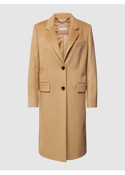 Płaszcz wełniany z listwą guzikową model ‘Catara’ ze sklepu Peek&Cloppenburg  w kategorii Płaszcze damskie - zdjęcie 168180310