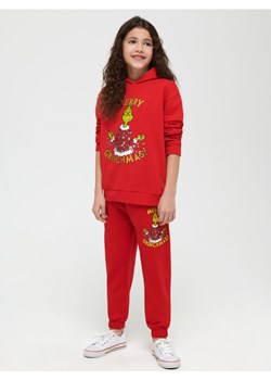 Sinsay - Spodnie dresowe Grinch - czerwony ze sklepu Sinsay w kategorii Spodnie dziewczęce - zdjęcie 168185223
