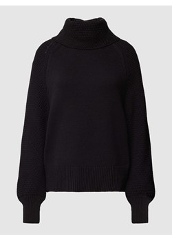 Sweter z dzianiny z bufiastymi rękawami ze sklepu Peek&Cloppenburg  w kategorii Swetry damskie - zdjęcie 168186721