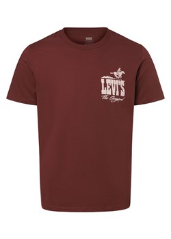 Levi's T-shirt męski Mężczyźni Dżersej bordowy nadruk ze sklepu vangraaf w kategorii T-shirty męskie - zdjęcie 168208691