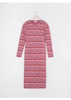 Sinsay - Sukienka midi ze wzorem - wielobarwny ze sklepu Sinsay w kategorii Sukienki - zdjęcie 168214070
