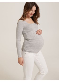 Sinsay - Koszulka bawełniana MAMA - szary ze sklepu Sinsay w kategorii Bluzki ciążowe - zdjęcie 168214110