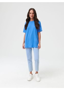 Sinsay - Koszulka oversize - niebieski ze sklepu Sinsay w kategorii Bluzki damskie - zdjęcie 168214114