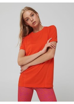 Sinsay - Koszulka sportowa GYM HARD - pomarańczowy ze sklepu Sinsay w kategorii Bluzki damskie - zdjęcie 168214161