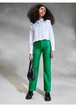 Sinsay - Spodnie - zielony ze sklepu Sinsay w kategorii Spodnie damskie - zdjęcie 168214170