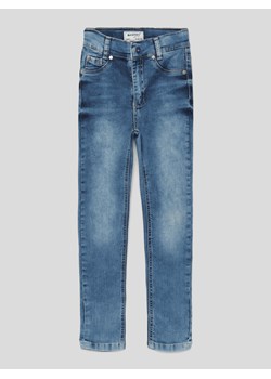 Jeansy o kroju slim fit z 5 kieszeniami ze sklepu Peek&Cloppenburg  w kategorii Spodnie dziewczęce - zdjęcie 168215290