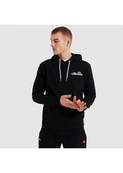 Męska bluza dresowa nierozpinana z kapturem Ellesse Primero - czarna ze sklepu Sportstylestory.com w kategorii Bluzy męskie - zdjęcie 168221093