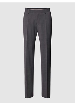 Spodnie do garnituru z drobnym,fakturowanym wzorem model ‘Lenon’ ze sklepu Peek&Cloppenburg  w kategorii Spodnie męskie - zdjęcie 168221182