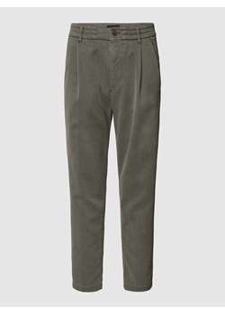Spodnie materiałowe z elastycznym pasem model ‘CHASY’ ze sklepu Peek&Cloppenburg  w kategorii Spodnie męskie - zdjęcie 168221383