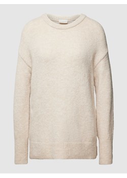 Sweter z dzianiny z obniżonymi ramionami model ‘Flausch’ ze sklepu Peek&Cloppenburg  w kategorii Swetry damskie - zdjęcie 168221581