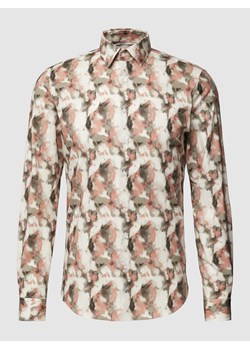 Koszula biznesowa ze wzorem na całej powierzchni model ‘Bari’ ze sklepu Peek&Cloppenburg  w kategorii Koszule męskie - zdjęcie 168221653