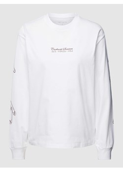 Bluzka z długim rękawem i nadrukiem z motywem model ‘SAFETY PIN’ ze sklepu Peek&Cloppenburg  w kategorii Bluzki damskie - zdjęcie 168222090