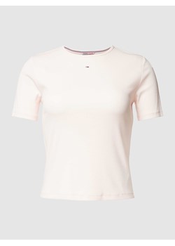 T-shirt PLUS SIZE z wyhaftowanym logo ze sklepu Peek&Cloppenburg  w kategorii Bluzki damskie - zdjęcie 168222172