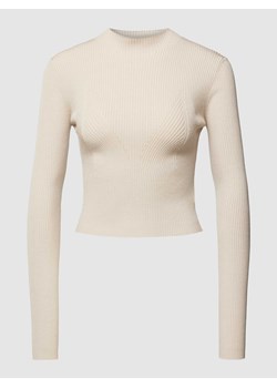 Sweter z dzianiny z fakturowanym wzorem model ‘RICKIE’ ze sklepu Peek&Cloppenburg  w kategorii Swetry damskie - zdjęcie 168222531