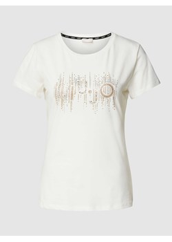 T-shirt zdobiony kamieniami ze sklepu Peek&Cloppenburg  w kategorii Bluzki damskie - zdjęcie 168222593
