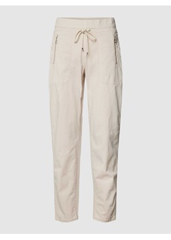 Spodnie z ozdobnymi szwami model ‘EASY’ ze sklepu Peek&Cloppenburg  w kategorii Spodnie damskie - zdjęcie 168222664