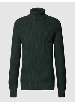 Sweter z dzianiny z golfem model ‘THIM’ ze sklepu Peek&Cloppenburg  w kategorii Swetry męskie - zdjęcie 168222720