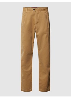 Chinosy w jednolitym kolorze model ‘GREENWICH’ ze sklepu Peek&Cloppenburg  w kategorii Spodnie męskie - zdjęcie 168223244