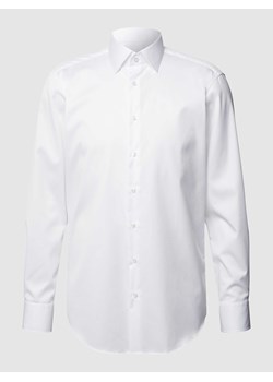 Koszula biznesowa o kroju regular fit z diagonalu ze sklepu Peek&Cloppenburg  w kategorii Koszule męskie - zdjęcie 168223274