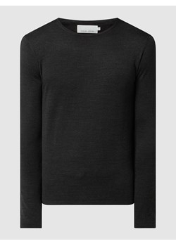 Sweter z mieszanki wełny ze sklepu Peek&Cloppenburg  w kategorii Swetry męskie - zdjęcie 168223380