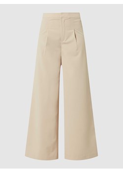Spodnie z zakładkami w pasie z dodatkiem wiskozy ze sklepu Peek&Cloppenburg  w kategorii Spodnie damskie - zdjęcie 168223544