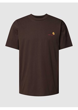 T-shirt z wyhaftowanym logo model ‘American’ ze sklepu Peek&Cloppenburg  w kategorii T-shirty męskie - zdjęcie 168223552
