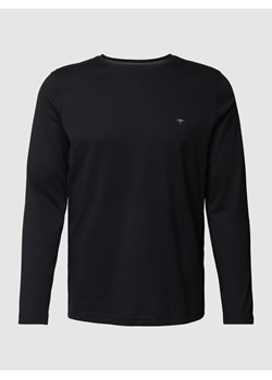 Bluzka z długim rękawem i detalem z logo ze sklepu Peek&Cloppenburg  w kategorii T-shirty męskie - zdjęcie 168223583