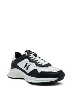 Karl Lagerfeld Skórzane sneakersy LUX FINESSE Monogram ze sklepu Gomez Fashion Store w kategorii Buty sportowe męskie - zdjęcie 168227461