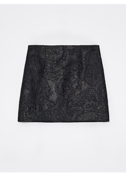 Mohito - Żakardowa spódnica mini - czarny ze sklepu Mohito w kategorii Spódnice - zdjęcie 168230223