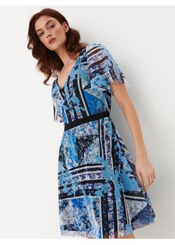 Mohito - Wzorzysta sukienka mini - niebieski ze sklepu Mohito w kategorii Sukienki - zdjęcie 168230421