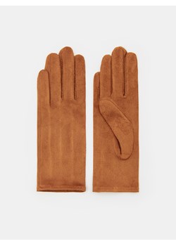 Mohito - Brązowe rękawiczki - brązowy ze sklepu Mohito w kategorii Rękawiczki damskie - zdjęcie 168230791