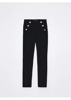 Mohito - Czarne spodnie skinny - czarny ze sklepu Mohito w kategorii Spodnie damskie - zdjęcie 168232013