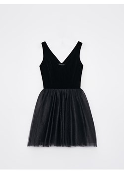 Mohito - Sukienka mini z tiulowym dołem - czarny ze sklepu Mohito w kategorii Sukienki - zdjęcie 168233840