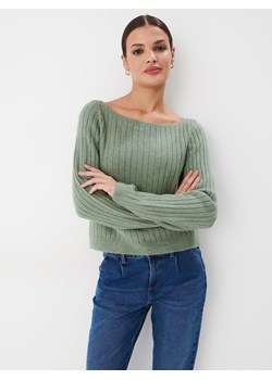 Mohito - Dzianinowy sweter - zielony ze sklepu Mohito w kategorii Swetry damskie - zdjęcie 168235934
